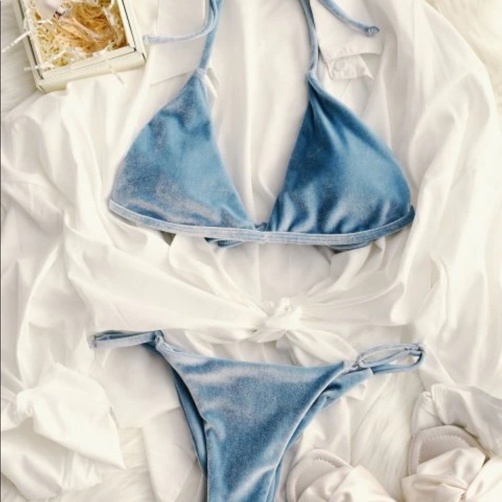 LOOKING for this blue swimsuit